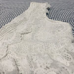 Urban Outfitters Tops - UO White Lace V-Neck Tank Top Urban Outfitters Tops - UO White Lace V-Neck Tank Top